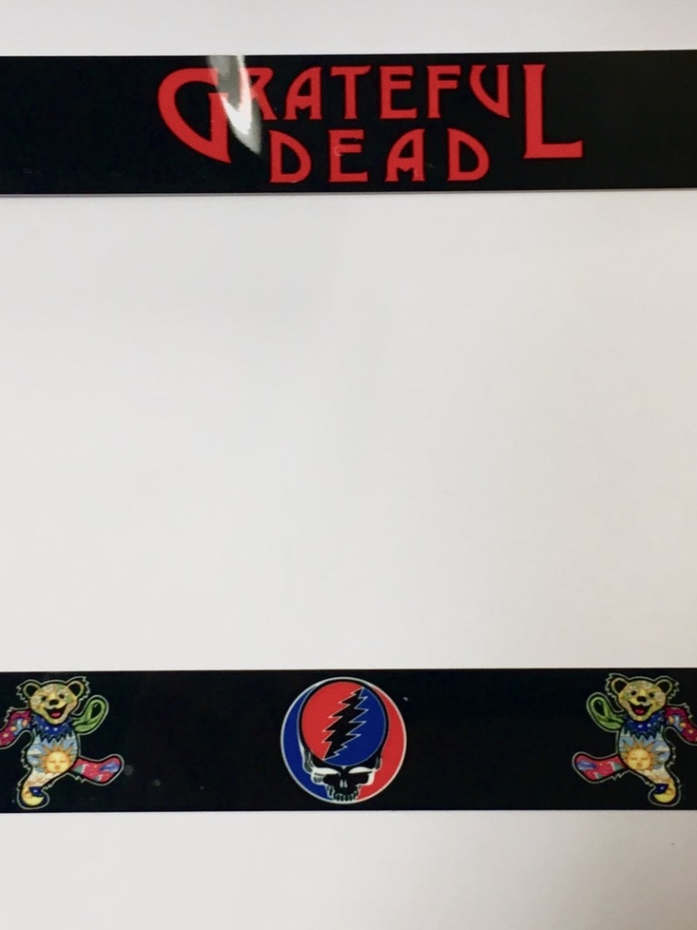 Grateful Dead metal license plate frame